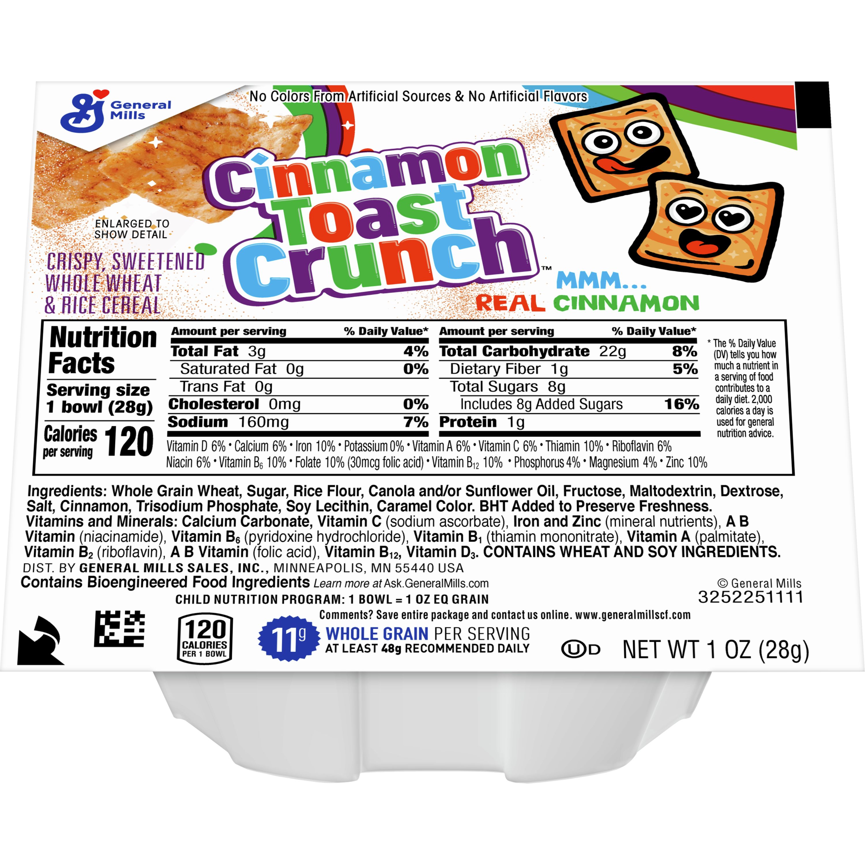 Cinnamon Toast Crunch Nutrition Facts Label Home Alqu