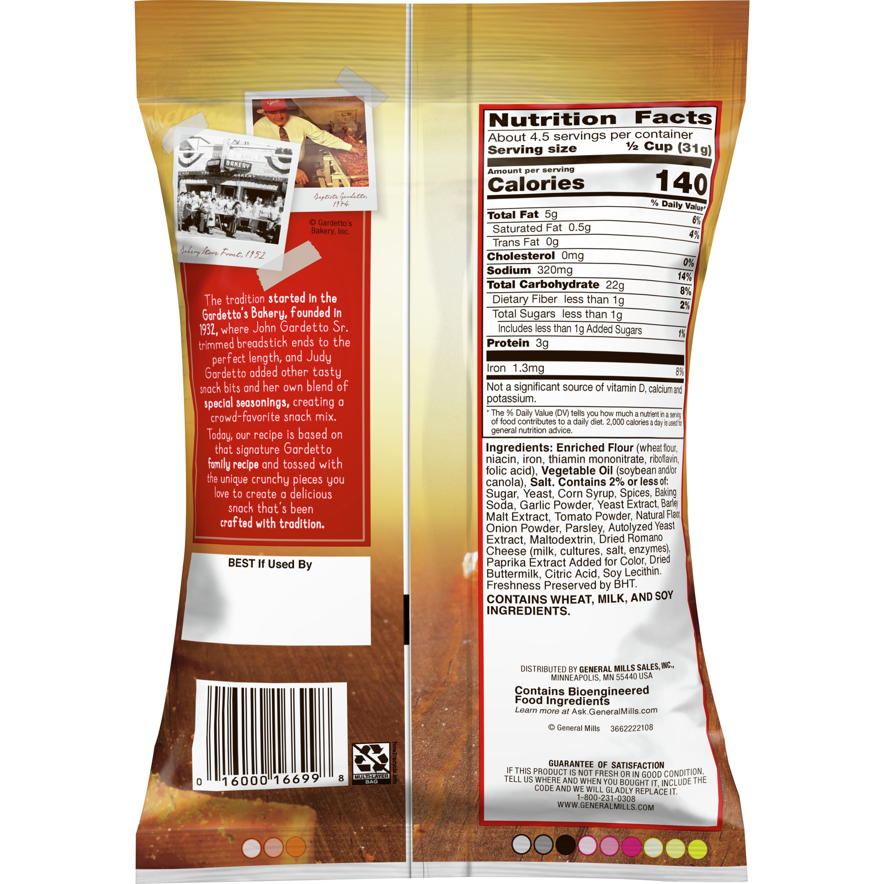 Gardetto's™ Snack Mix Italian Recipe (7 ct) 5 oz General Mills