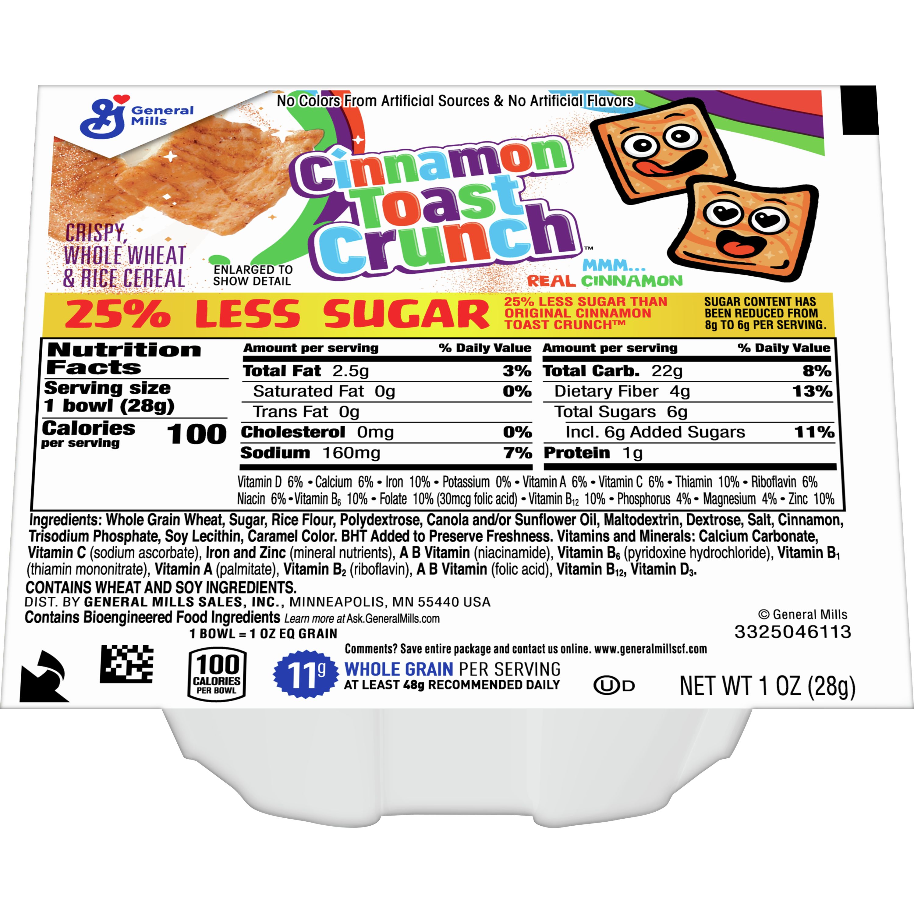 Cinnamon Toast Crunch Nutrition Facts Label Home Alqu
