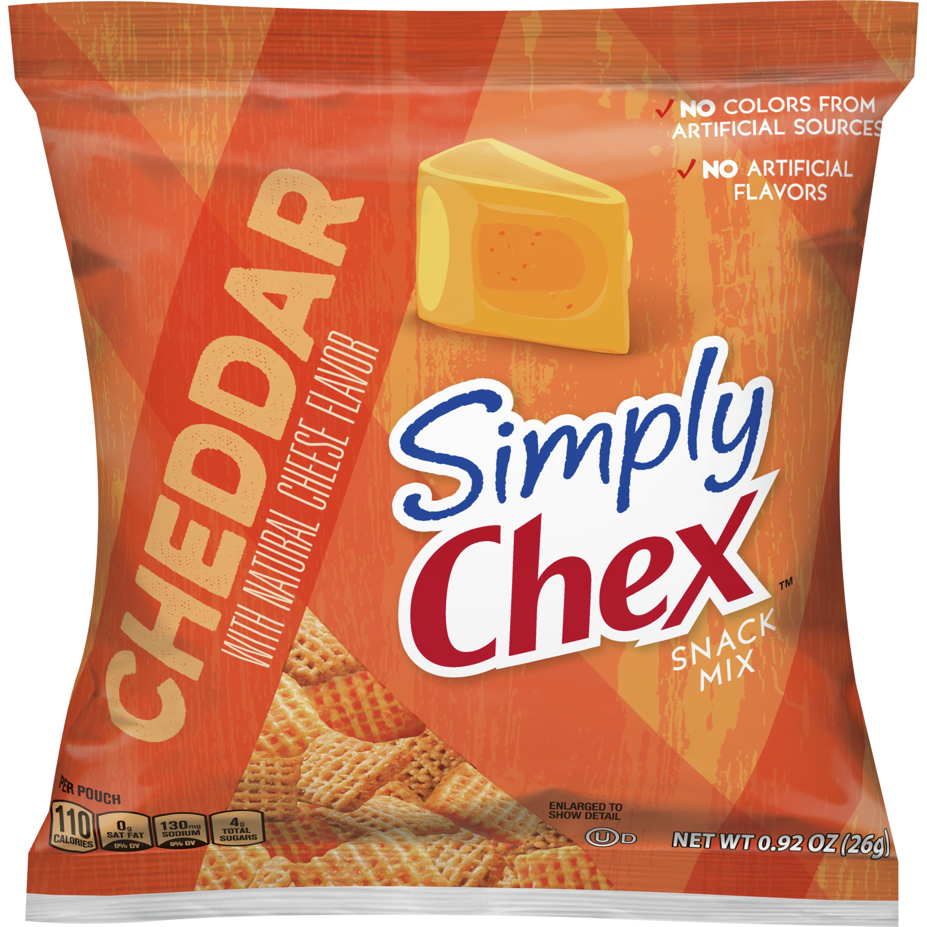 Chex Mix™ Simply Chex™ Snack Mix Single Serve Cheddar (60 ct) 0.92 oz