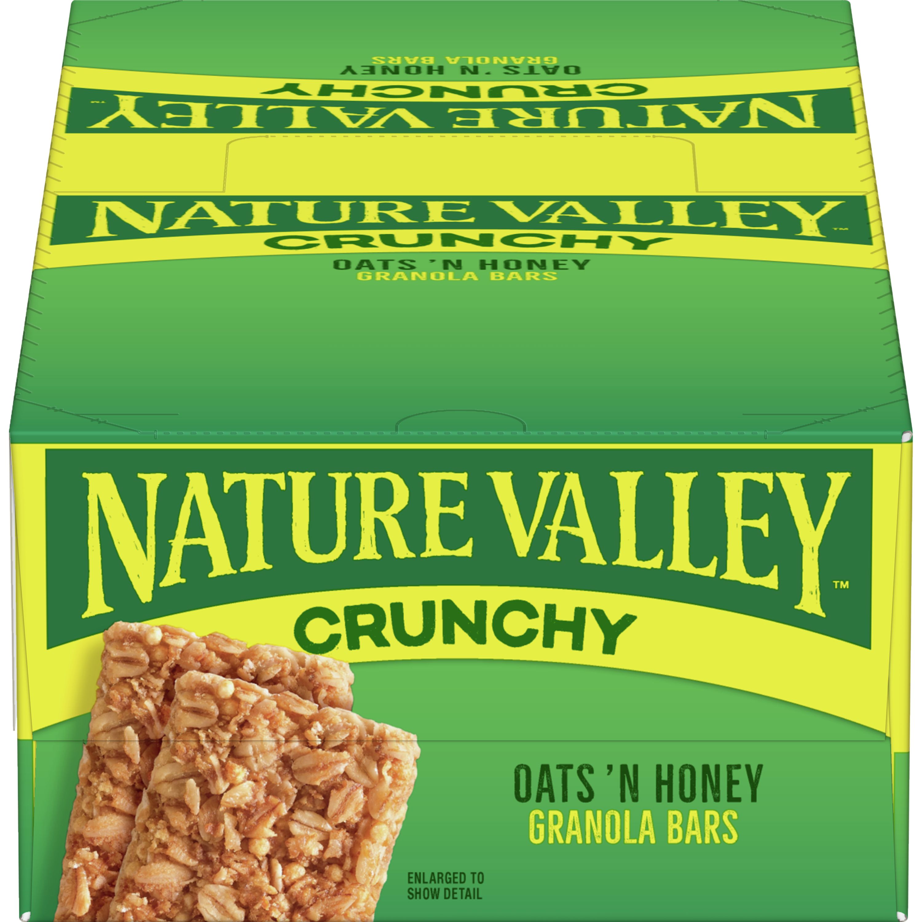 Nature Valley Crunchy Granola Bars Oats N Honey Double Bar 18 Ct 