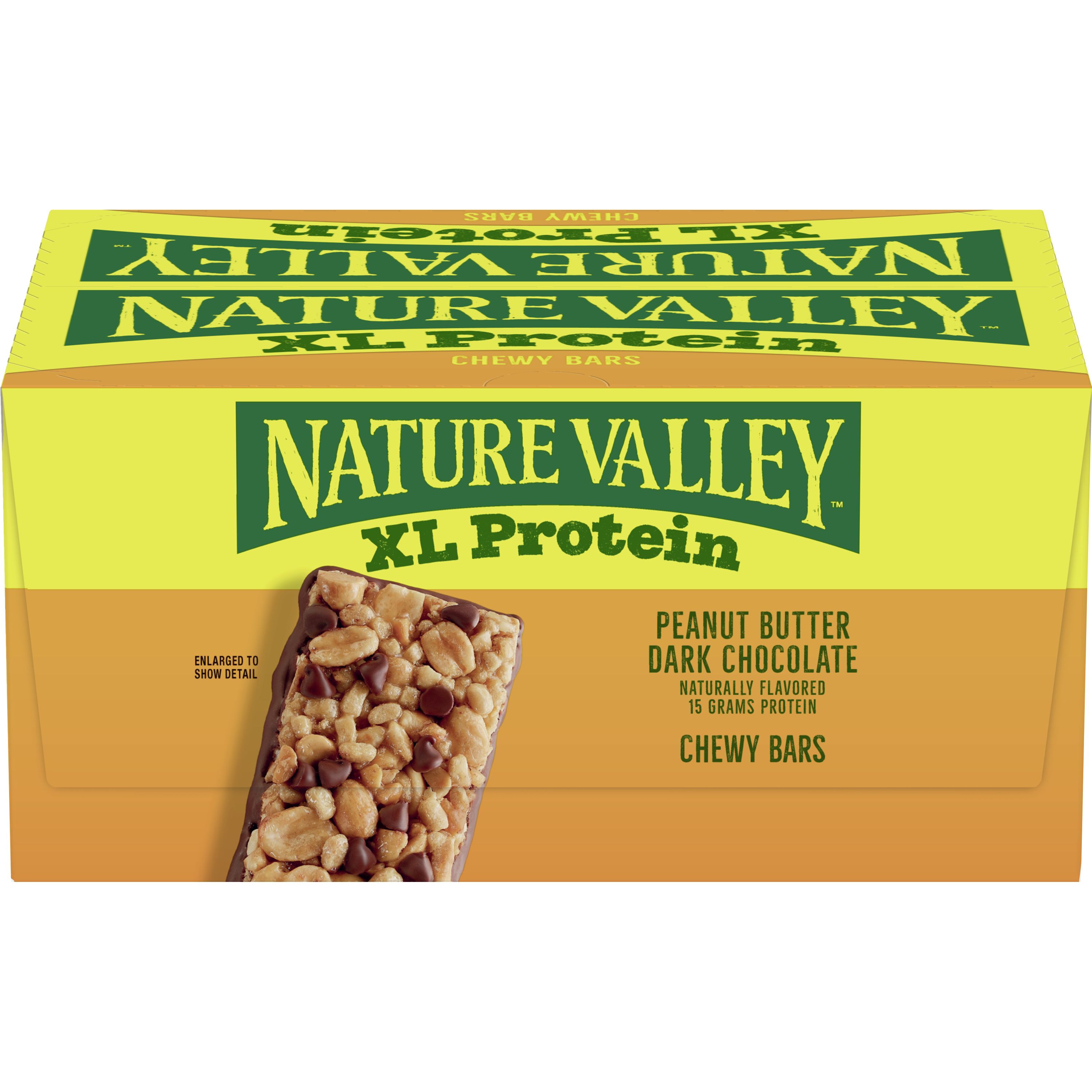 Nature Valley™ Gluten Free XL Protein Bars Peanut Butter Chocolate (15 ct) 2.12 oz General
