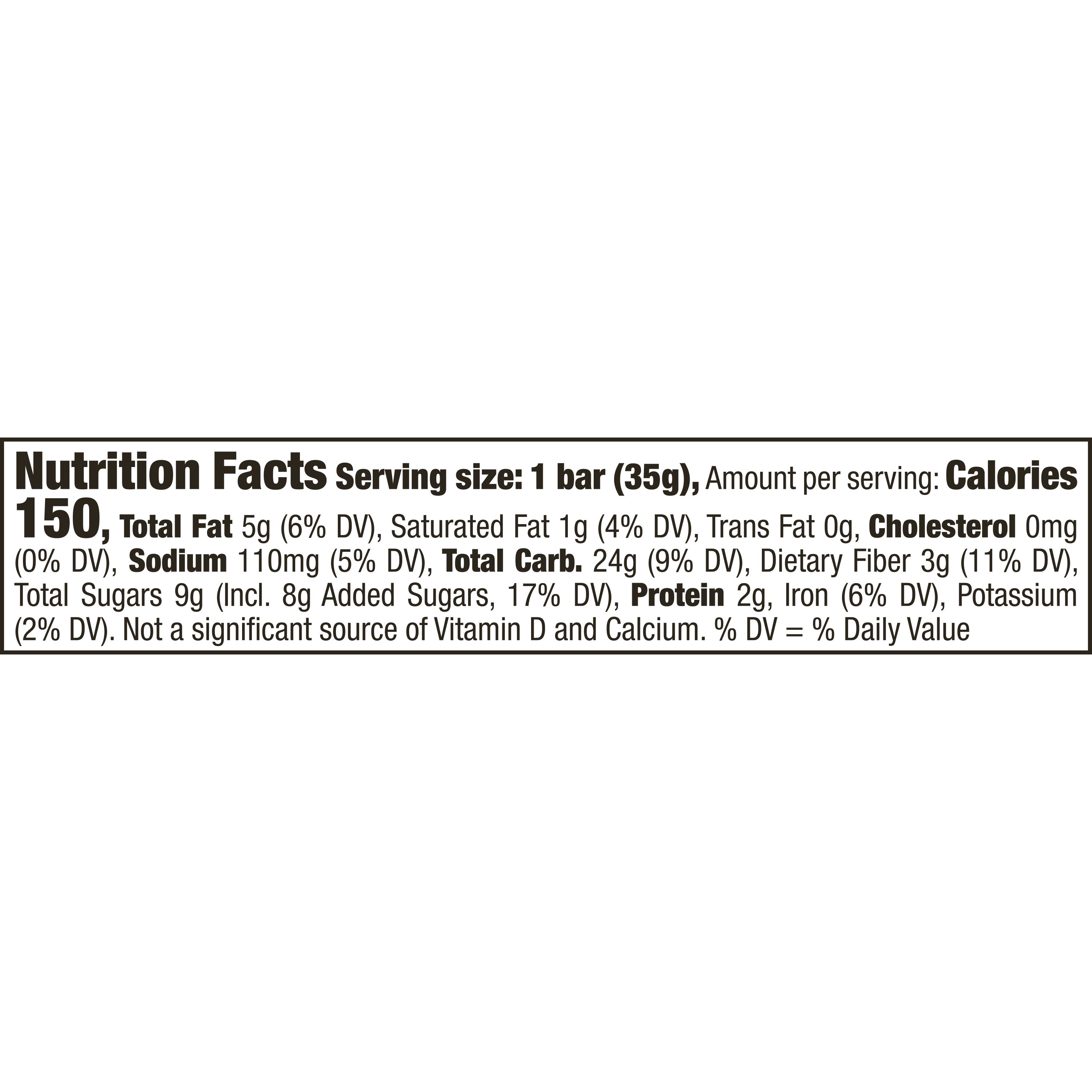 Betty Crocker™ Oatmeal Bars Double Chocolate (144 ct) 1.24 oz General