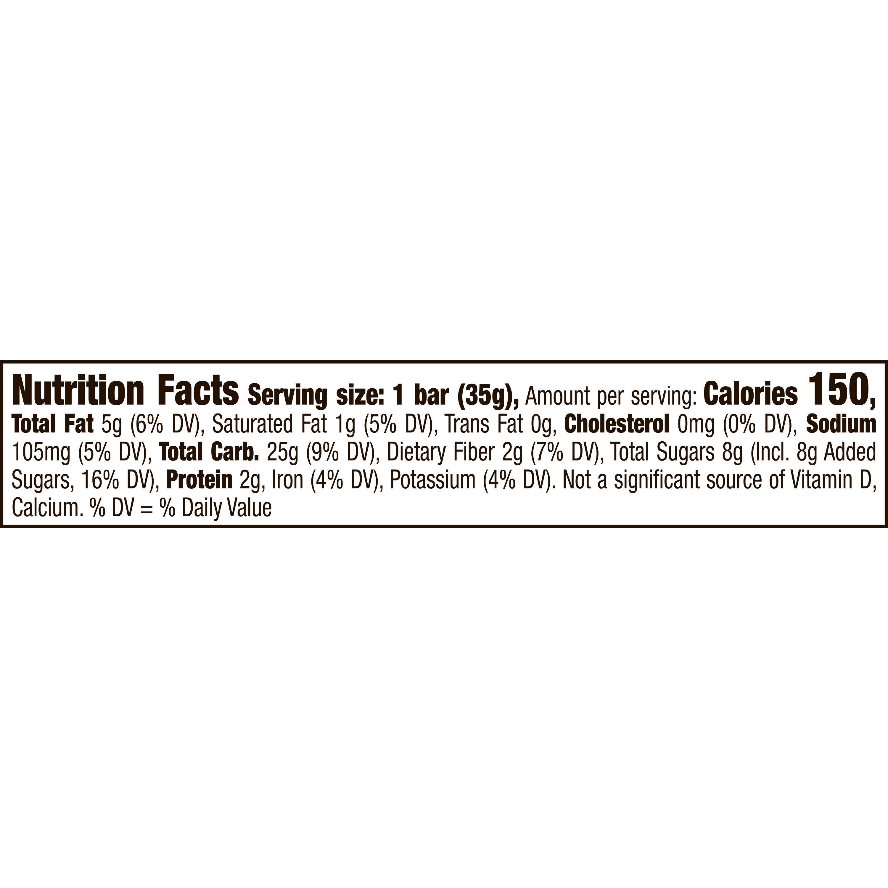 Betty Crocker™ Oatmeal Bars Chocolate Chip (144 ct) 1.24 oz General