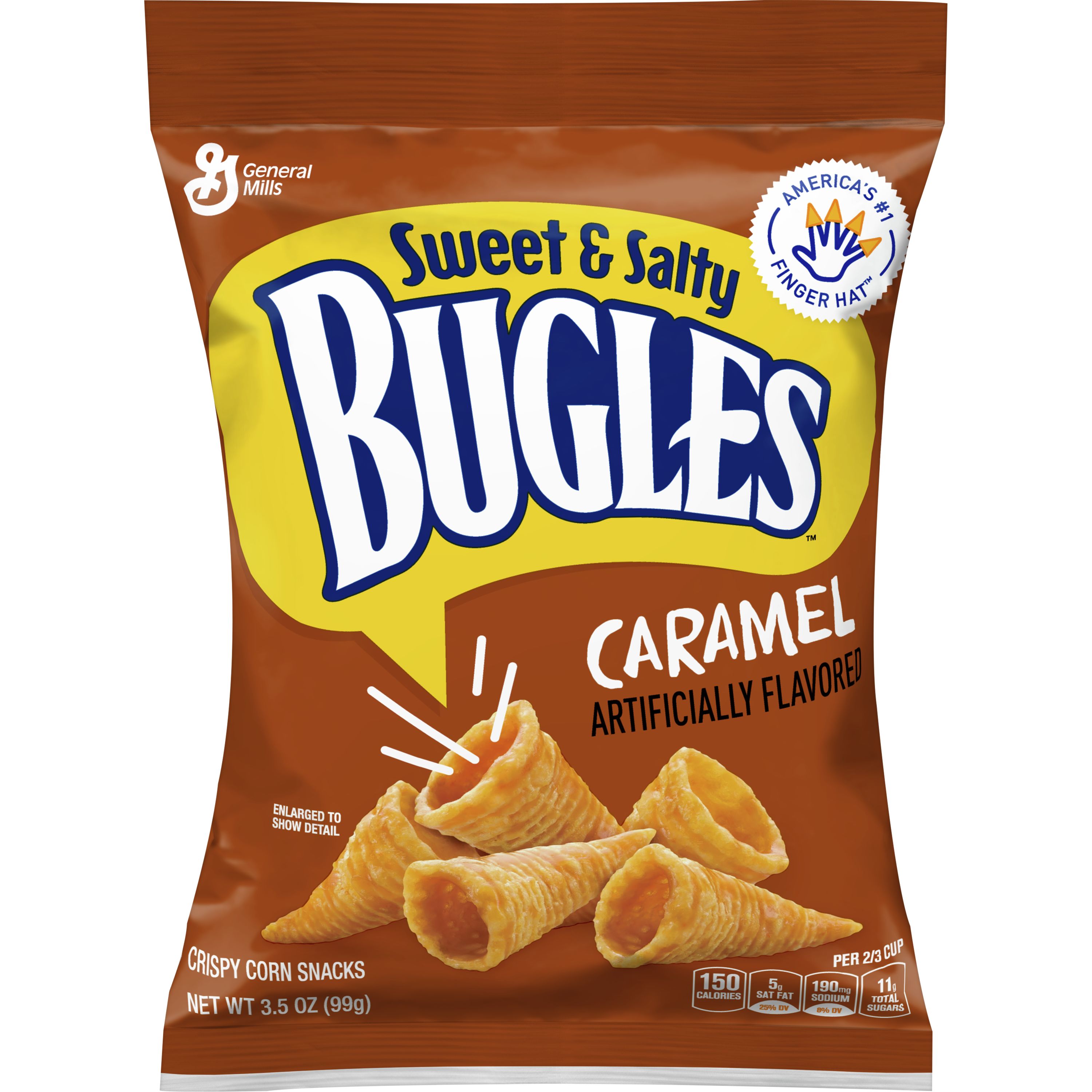Bugles™ Snack Caramel (7 ct) 3.5 oz General Mills Convenience and Foodservice