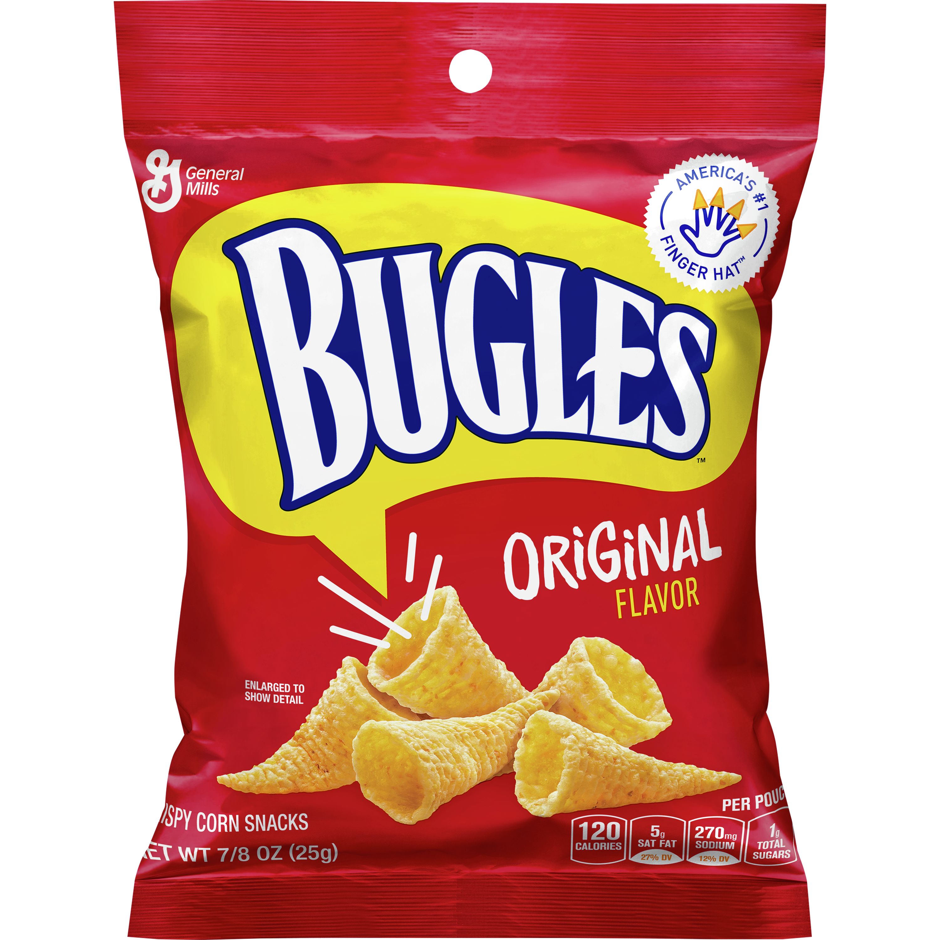 Bugles Snack Single Serve Original 60 Ct 875 Oz