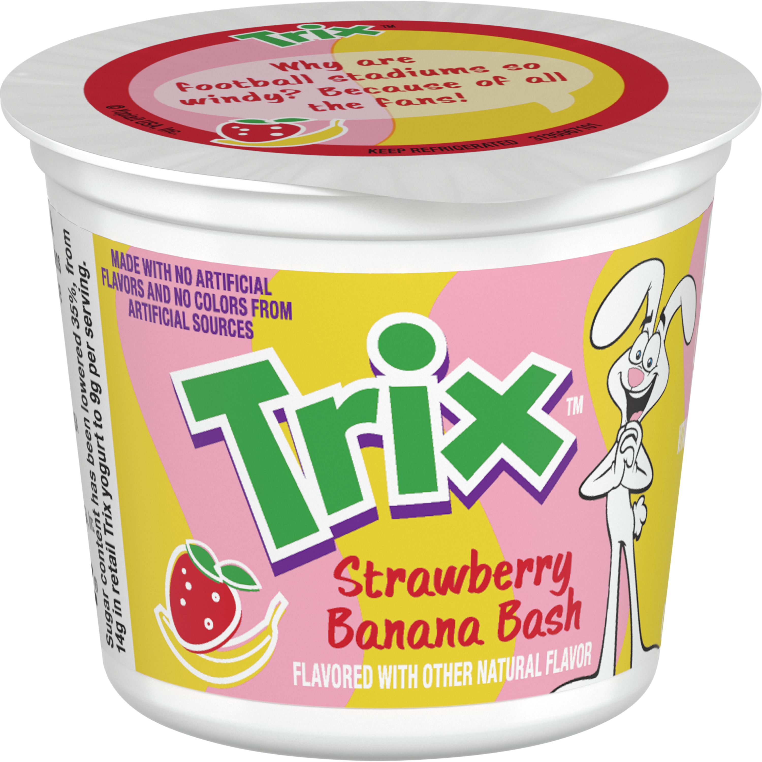Yoplait® Trix™ Gluten Free Yogurt Single Serve Cup Strawberry Banana Bash (48 ct) 4 oz