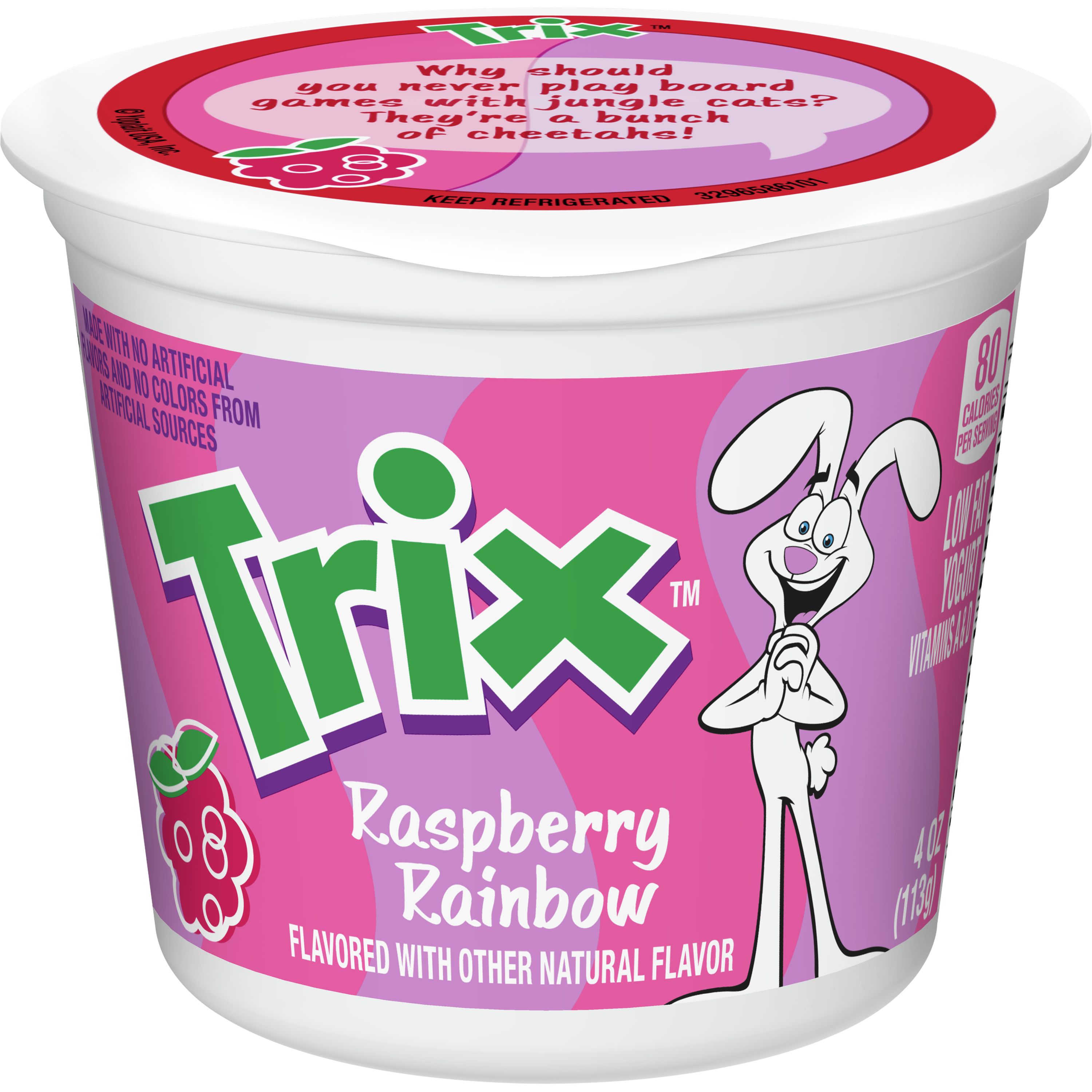 Yoplait® Trix™ Gluten Free Yogurt Single Serve Cup Raspberry Rainbow 