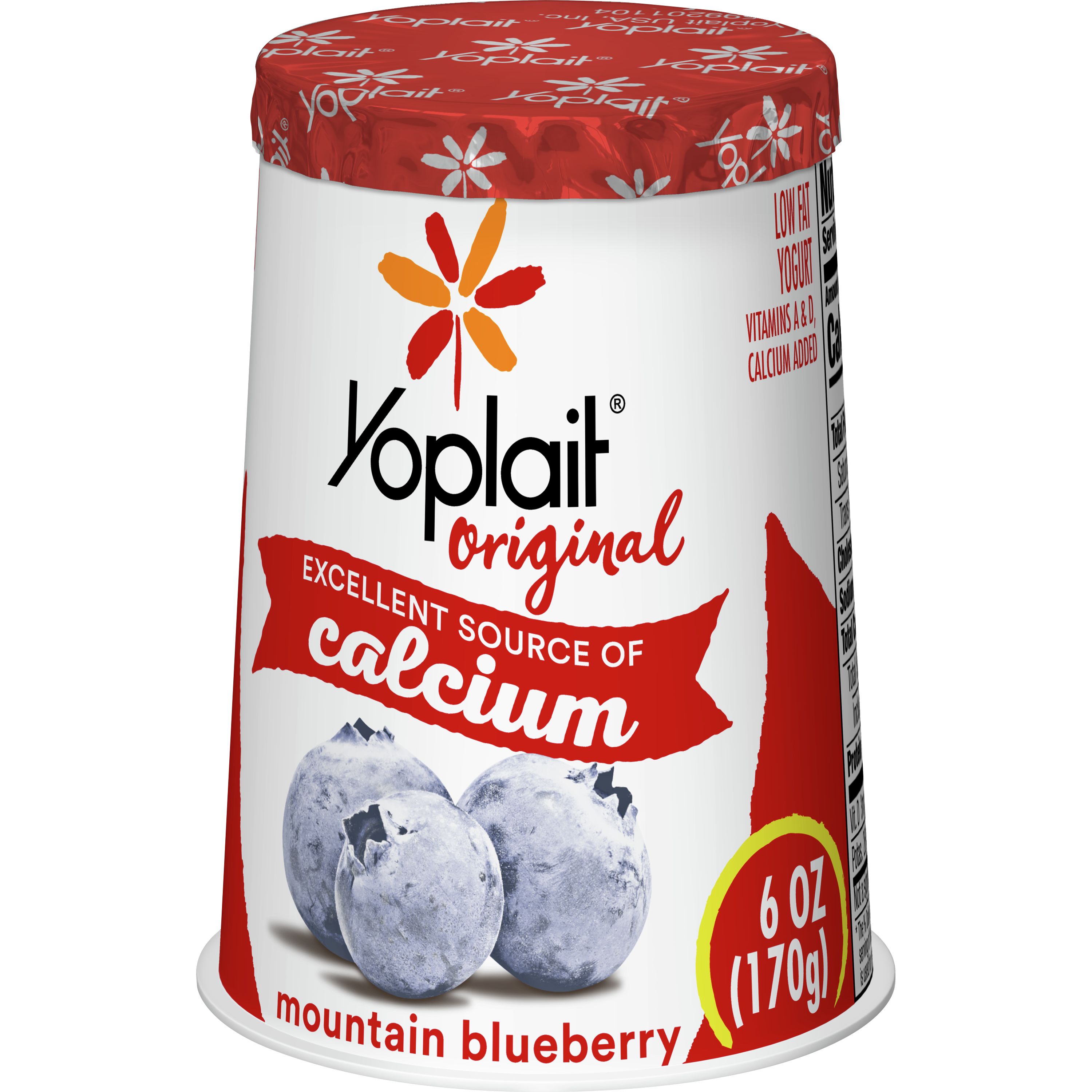 Yoplait® Original Gluten Free Yogurt Single Serve Cup Mountain Blueberry 6 oz General Mills