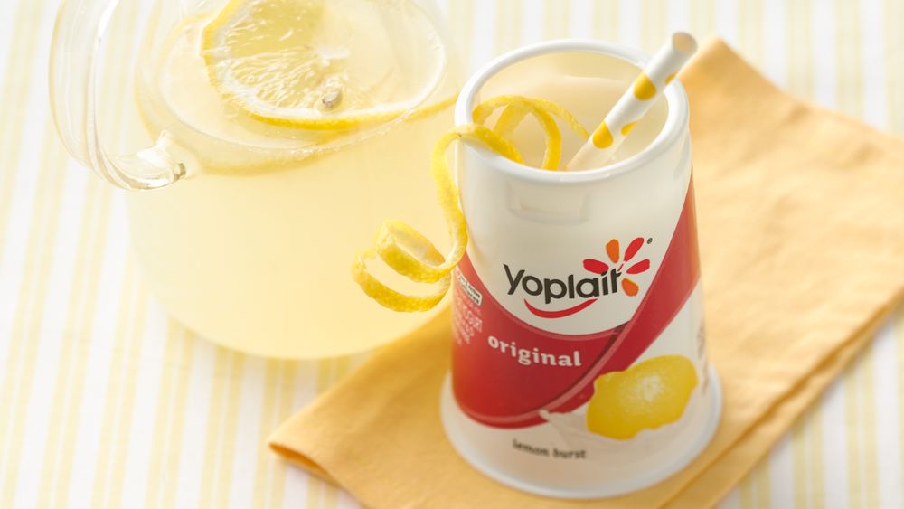 Lemonade Drinkable Yogurt recipe from