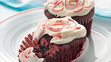 Red Velvet Cupcakes with Cream Cheese Frosting