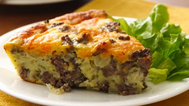 Gluten-Free Impossibly Easy Cheeseburger Pie