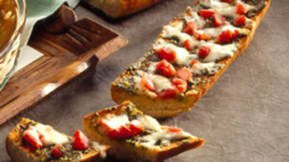 Pesto Mozzarella Loaf recipe from