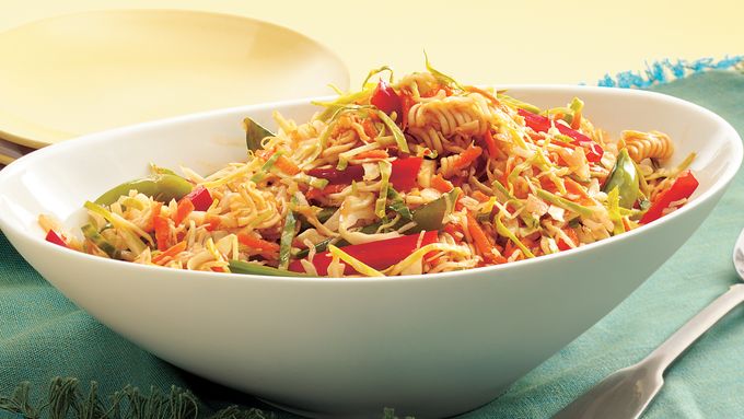 Asian Ramen Noodle Coleslaw recipe - from Tablespoon!