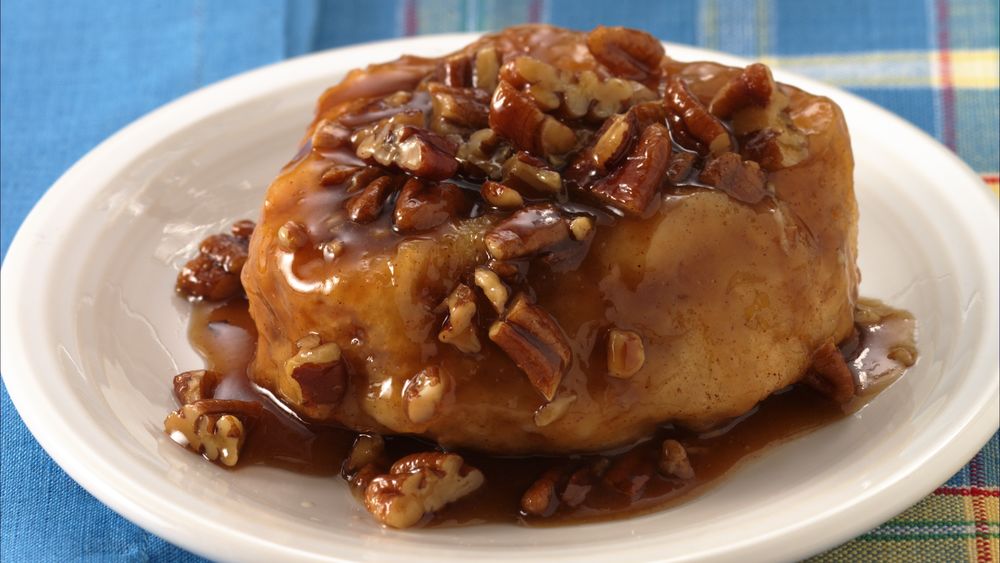Microwave Caramel Pecan Rolls recipe from