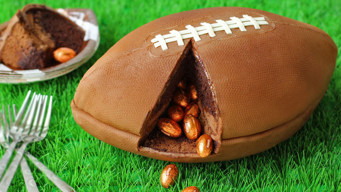 Game Day Football Cake