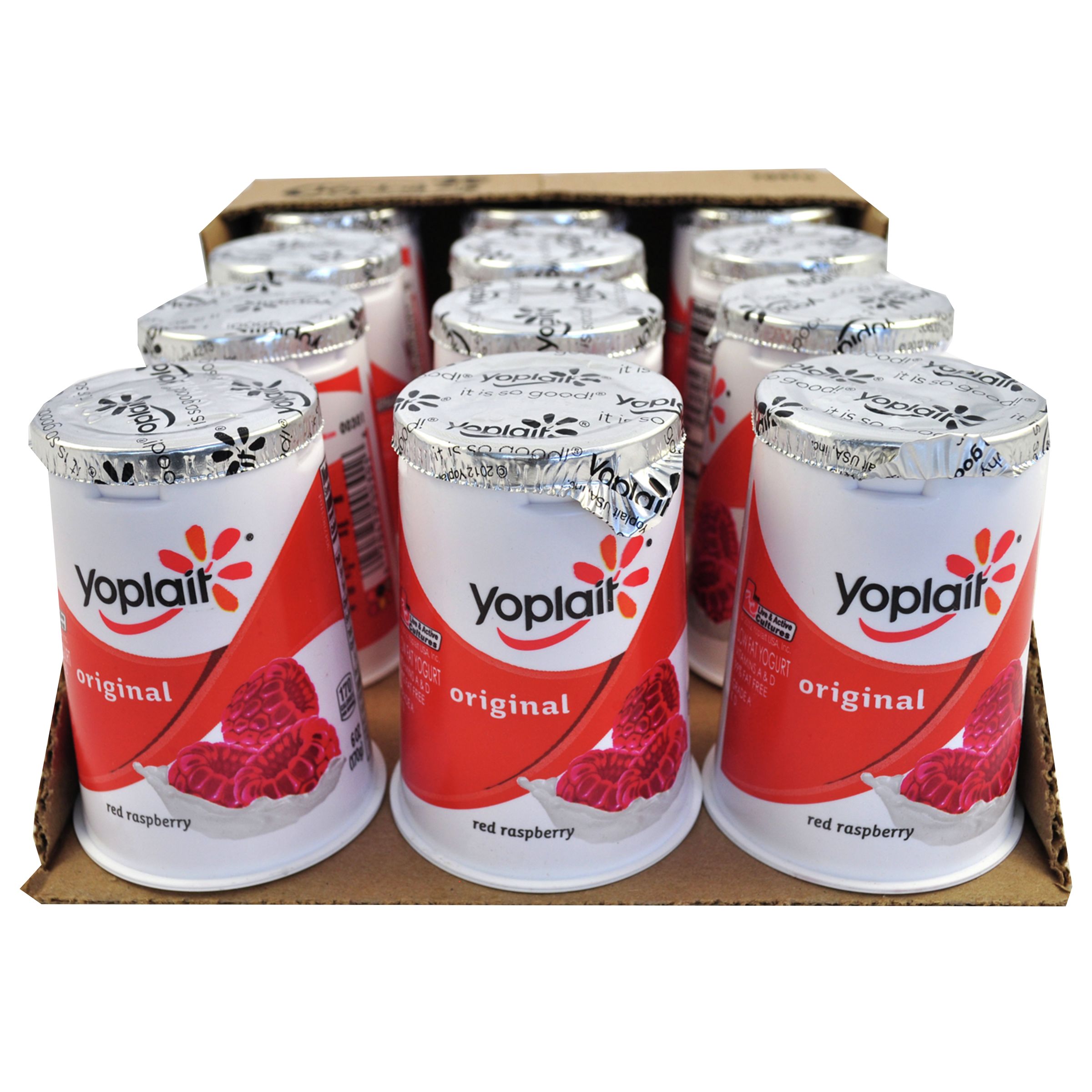 Yoplait® Original Gluten Free Yogurt Single Serve Cup Red Raspberry 6 oz General Mills