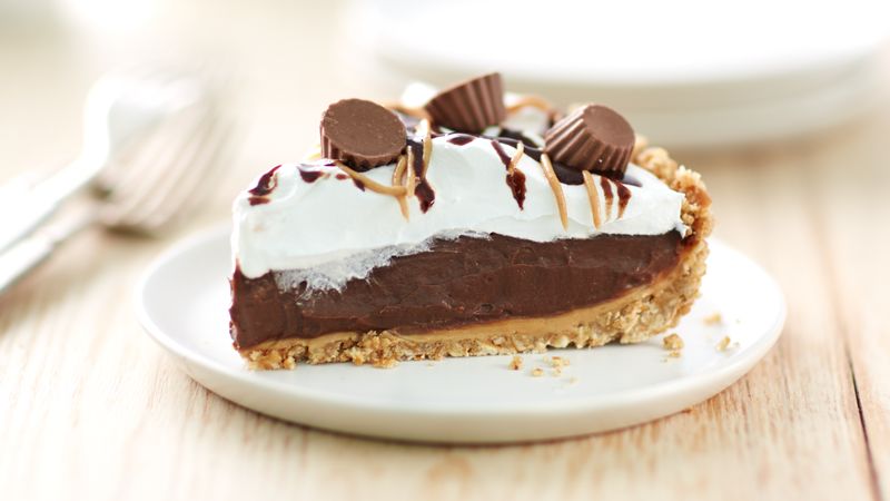 Reeses™ Peanut Butter Cup Icebox Pie Recipe From Betty Crocker 