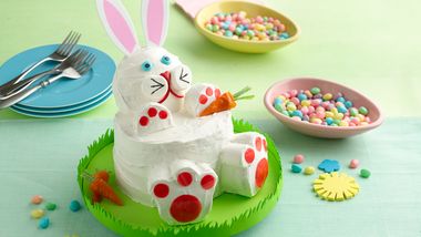 Easter Bunny Rabbit Cake