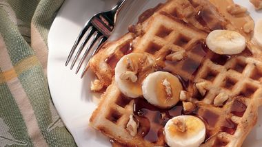 Banana-Nut Waffles