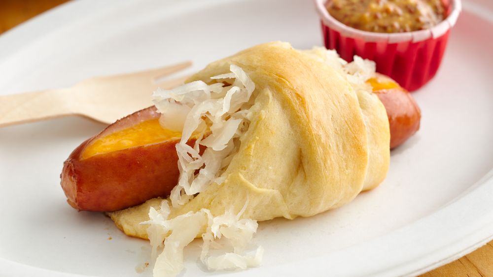 croissant dogs cheesy brat crescent dogs recipe from pillsbury croissant dogs cheesy brat crescent dogs recipe from pillsbury