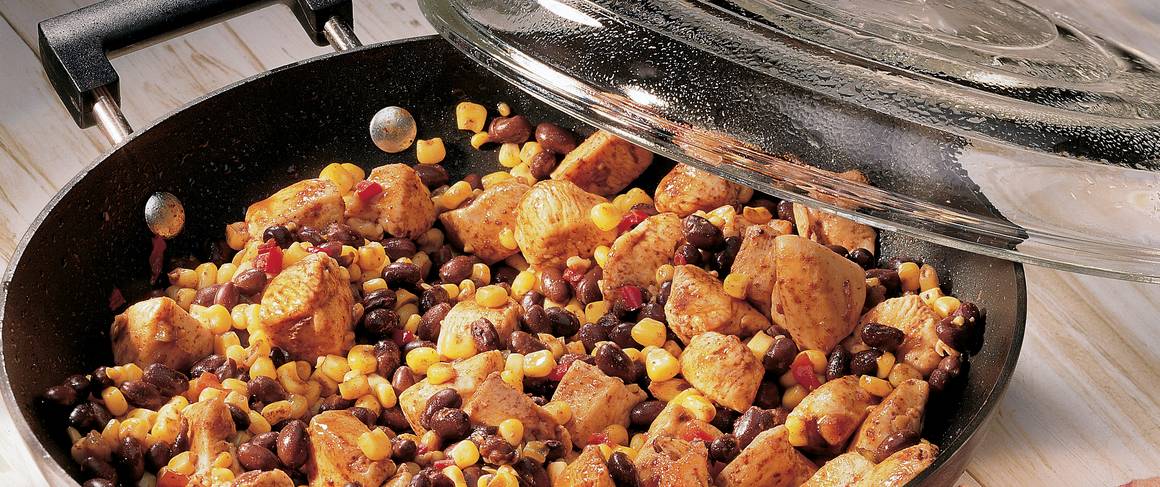 Easy Chicken and Beans recipe from Betty Crocker