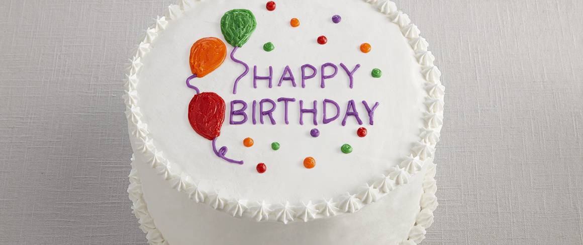 Happy Birthday Balloon Cake recipe from Betty Crocker