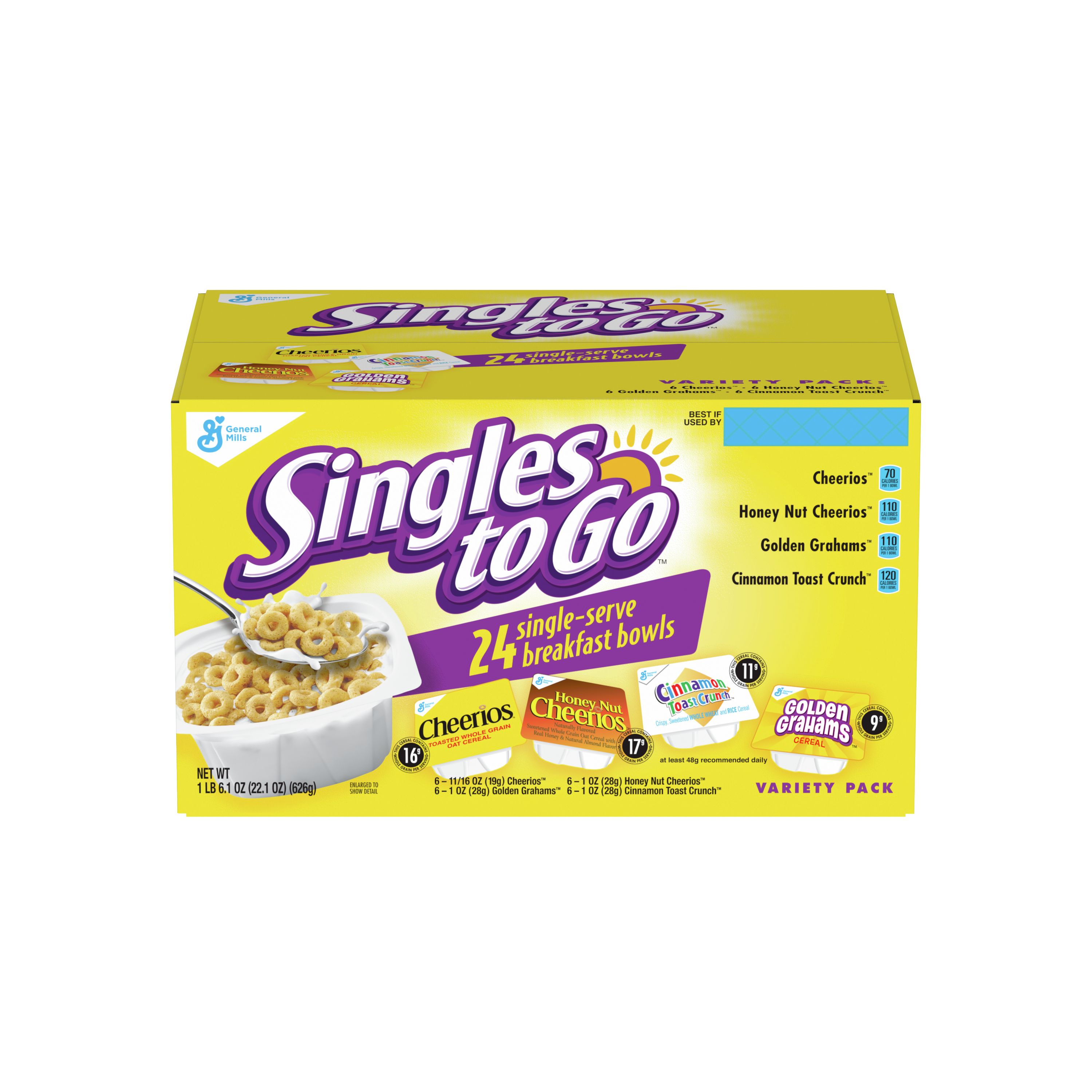 General Mills Gluten Free Cereal Singles to Go Variety Pack Single