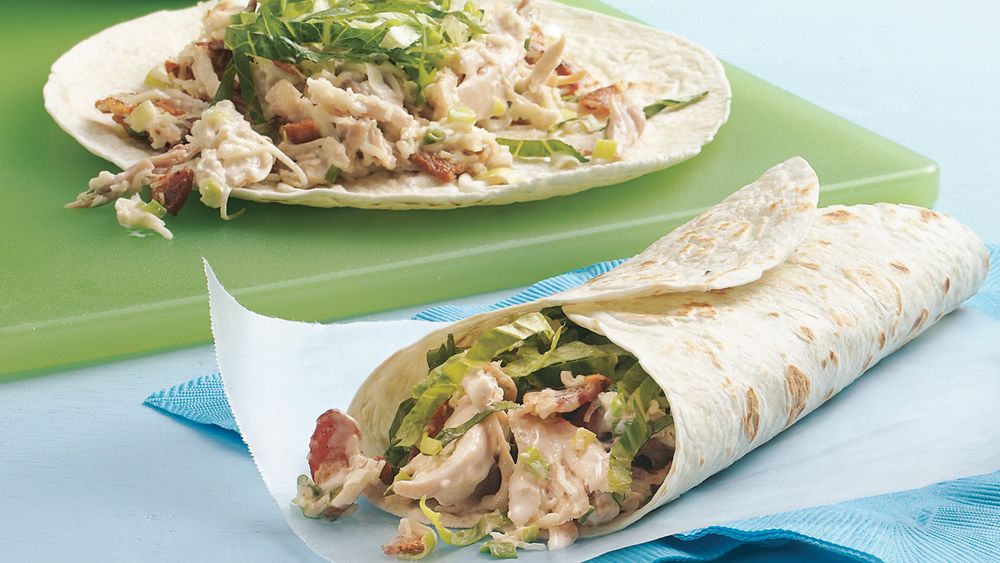 ChickenBaconRanch Wraps recipe from