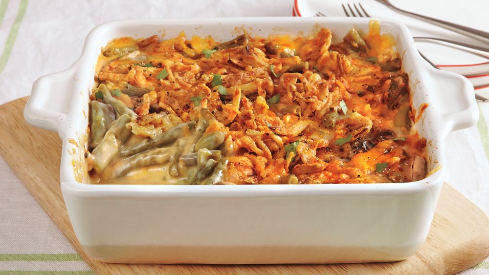 Cheesy Green Bean Casserole recipe from