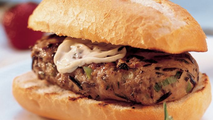 Turkey and Wildrice Burgers