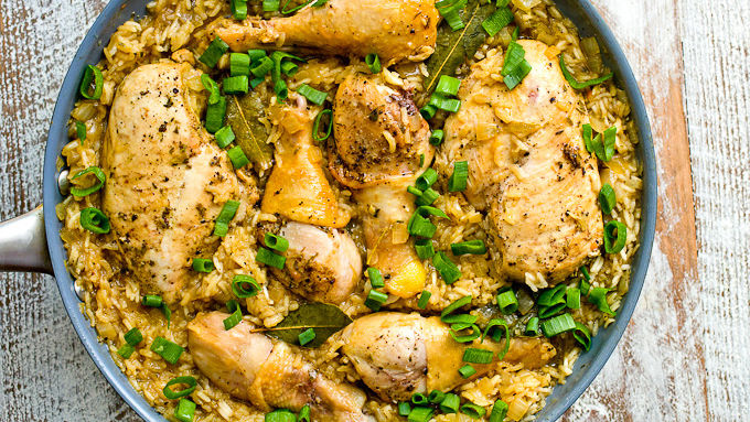 One-Pot Jerk Chicken and Rice