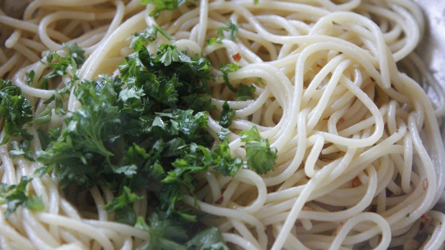 Spaghetti with Shrimp Meatballs Recipe