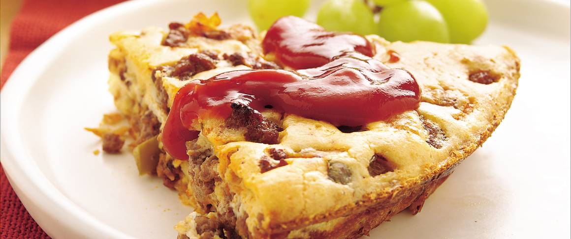 Impossibly Easy Sloppy Joe Pie recipe from Betty Crocker