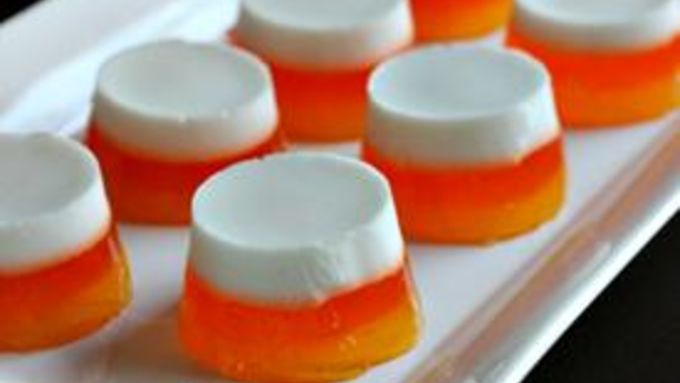 Candy Corn Jello Shots