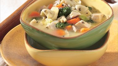 Chicken-Tortellini Soup