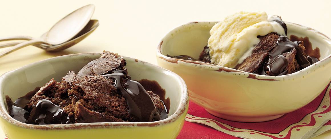 Hot Fudge Pudding Cake recipe from Betty Crocker
