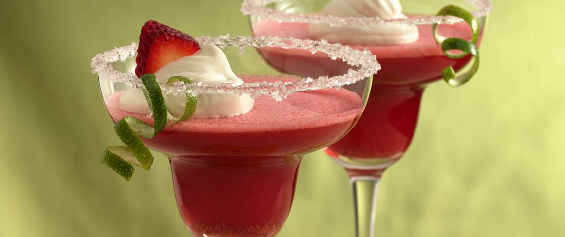 Strawberry Margarita Cups recipe from Betty Crocker