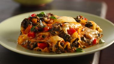 Slow-Cooker Red Pepper-Spinach Lasagna
