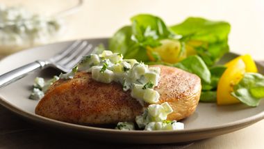 Greek Chicken with Yogurt Sauce