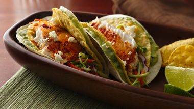 Soft and Crunchy Fish Tacos