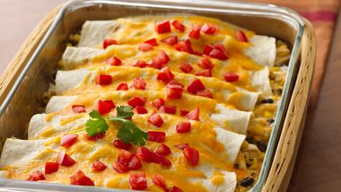Creamy Chicken Chile Enchiladas 