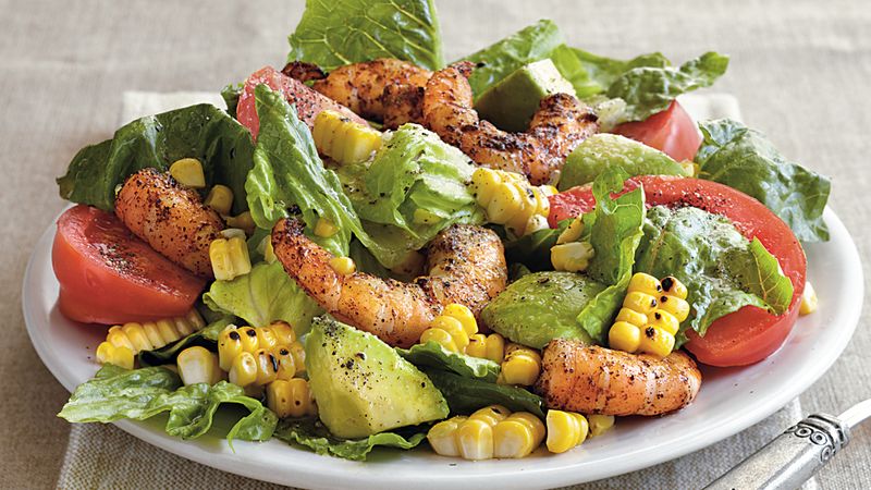 Grilled Southwestern Shrimp Salad