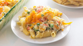 Cheesy Chicken Pasta Casserole