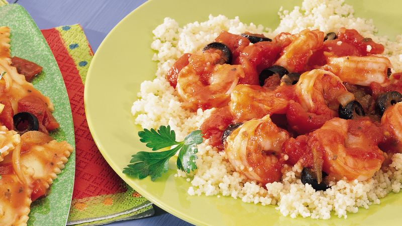 Fresh Shrimp with Couscous