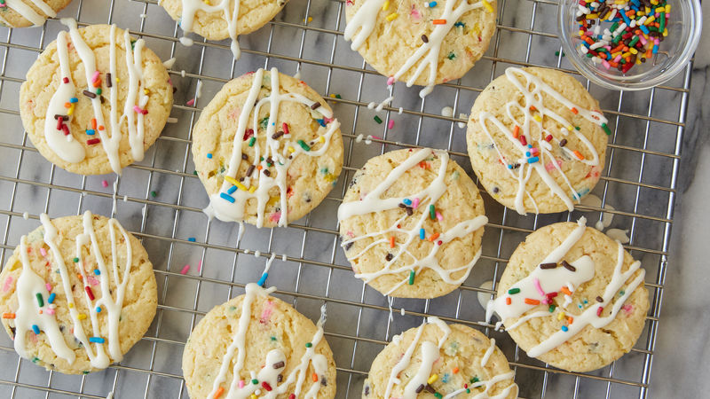 Birthday Cake Mix Cookies Recipe Bettycrocker Com