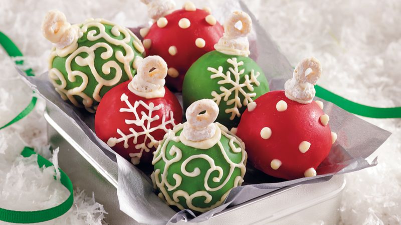 christmas ornament cake