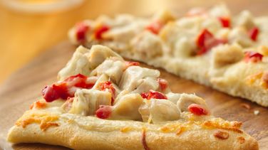 Chicken Alfredo Pizza