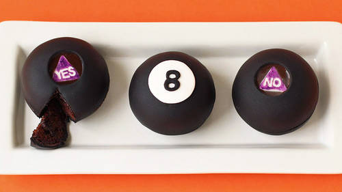 Magic 8 Ball Cakes-image