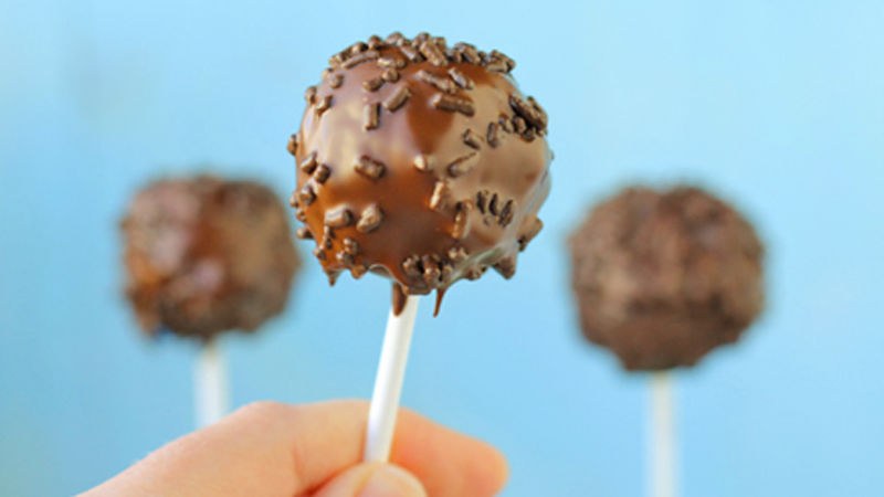 Chocolate Truffle Cake Pops Recipe Tablespoon Com